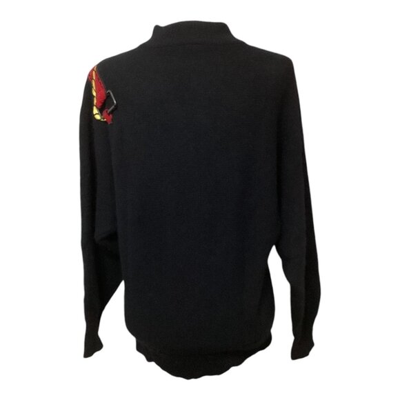 Vintage Cedars Lambswool & Angora‎ Equestrian Sweater w/ Buckles Size Medium - Picture 2 of 7